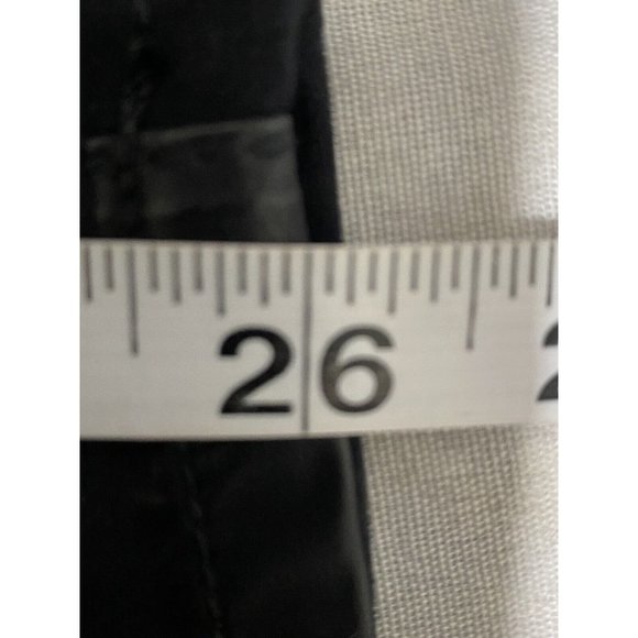 Anthropolgie Pilcro The Stet slim ankle 5 Pocket Pants Faux Leather Size 31p - Picture 5 of 10